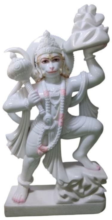 Marble Bajrangbali Statue