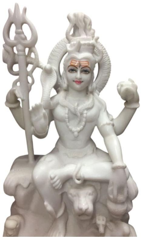 Marble Lord Shiva Statue