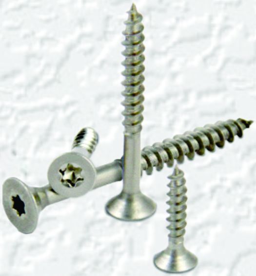 Silver Round Mild Steel Chipboard Screw, Feature : Durable, Light Weight, Non Breakable, Rust Proof