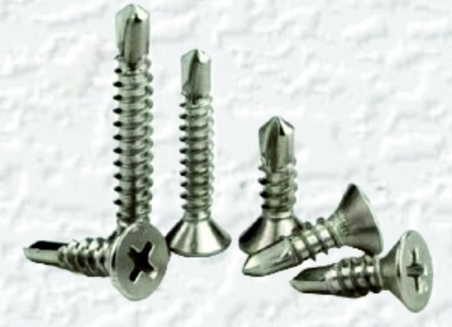 Mild Steel CSK Self Drilling Screw, Packaging Type : Box