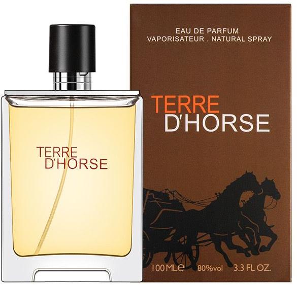 Transparent Square Liquid TERRE D'HORSE perfume by alviattar, Gender : Female, Male