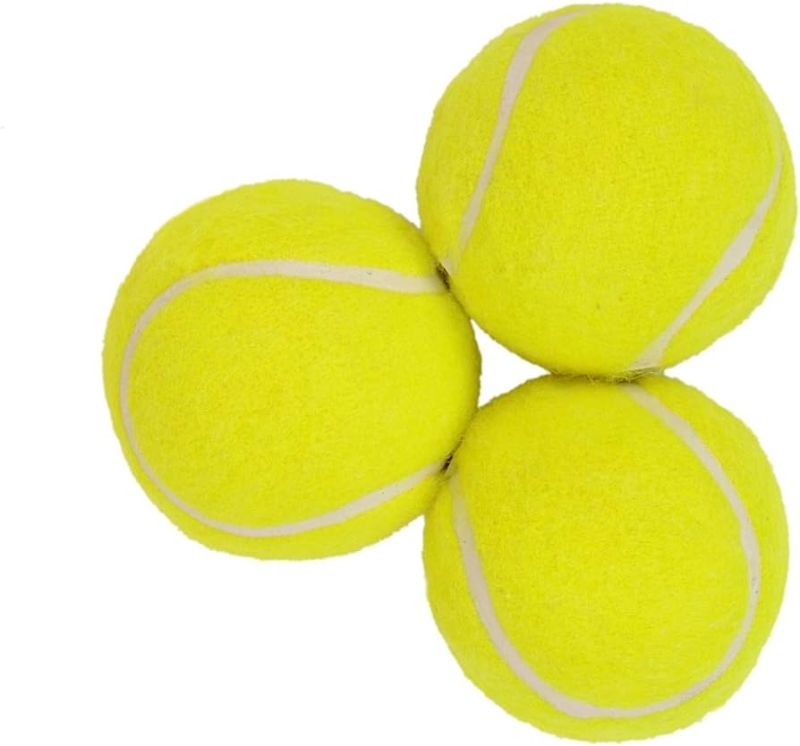 Green Round Plain Rubber Tennis Balls, Size : Standard