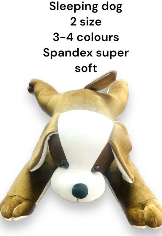 Foam Sleeping Dog Soft Toy, Packaging Type : Cartoon Box