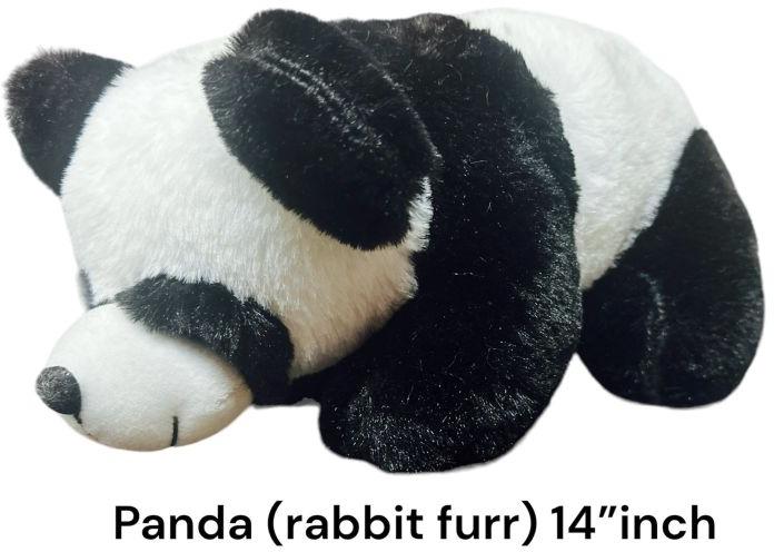 Fur Sleeping Panda Soft Toy, Packaging Type : Cartoon Box