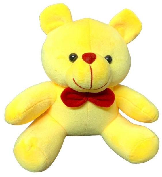 Yellow Sitting Teddy Bear Soft Toy