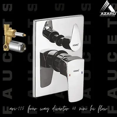 Silver Aria Four Way Diverter Tap, for Bathroom, Wash Basin, Style : Classy