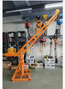 Mini Crane, For Construction, Industrial, Feature : Customized Solutions, Easy To Use, Heavy Weight Lifting