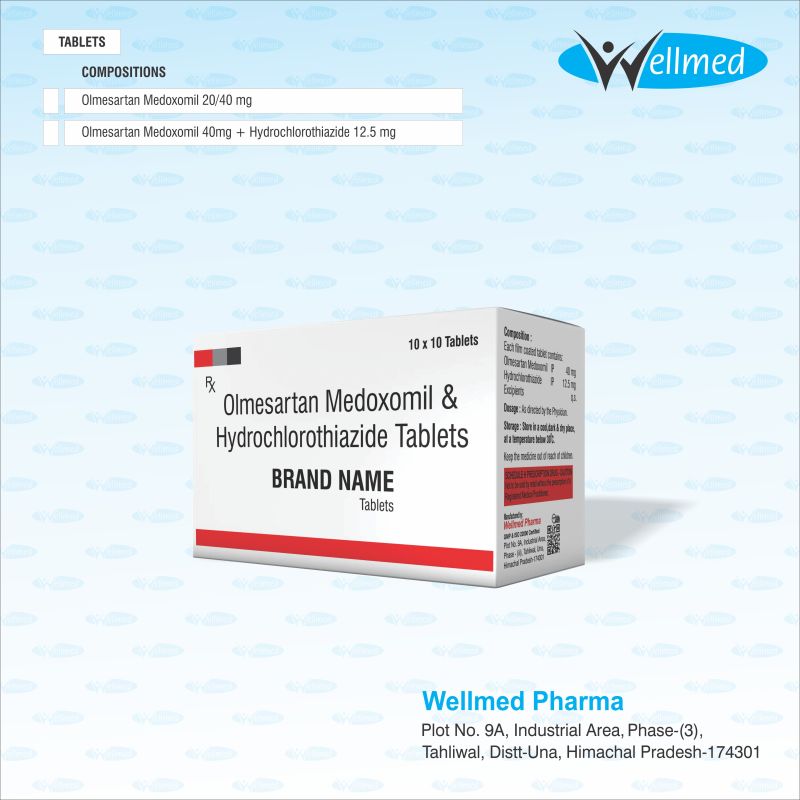 Olmesartan Medoxomil 40mg + Hydrochlorothiazide 12.5 mg