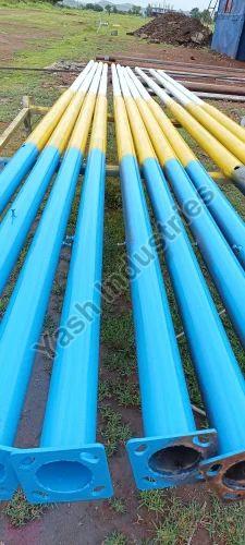 Color Coated Swaged Tubular Pole