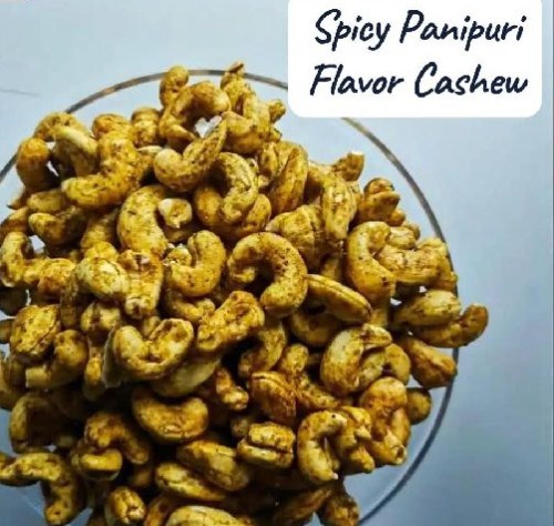 Food Nutra 1kg Spicy Panipuri Flavor Cashew, Certification : ISO 9001:2008 Certified