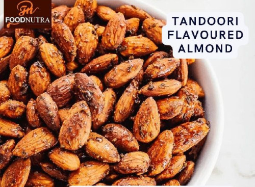 Food Nutra 1kg Tandoori Flavoured Almond, Taste : Light Sweet