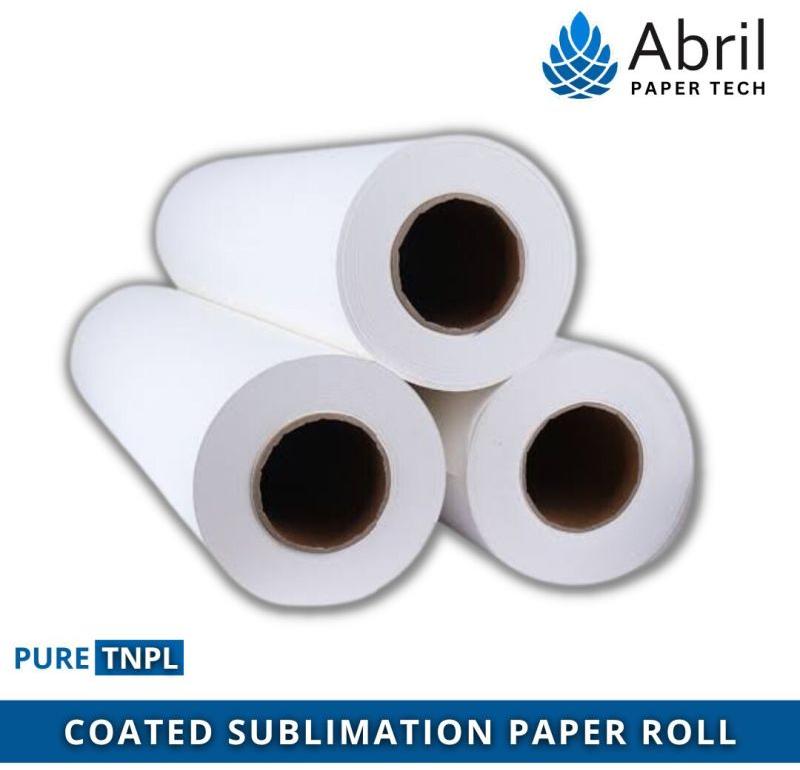Coated Sublimation Heat Transfer Paper Roll, Feature : Indian Tnpl Rns – Off White