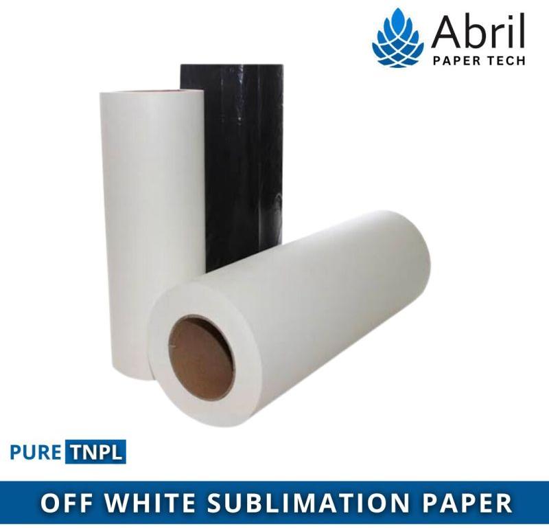 Off White Sublimation Heat Transfer Paper Roll