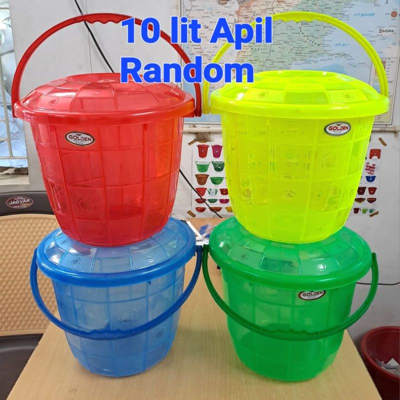 Round 10 Ltr. Random Plastic Buckets