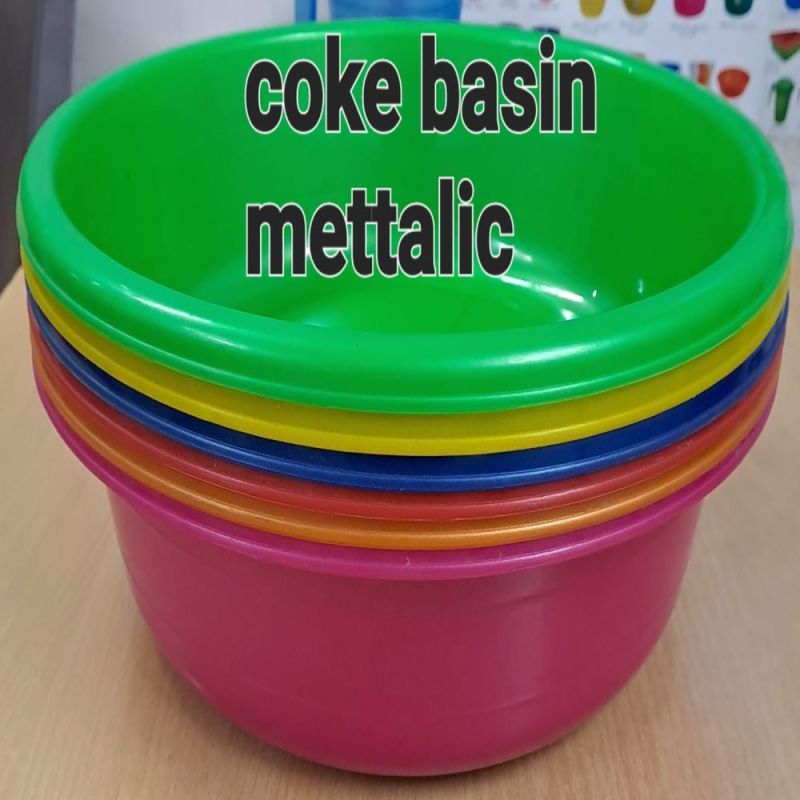 Round Plain Polished Plastic Coke Basin, Size : Standard