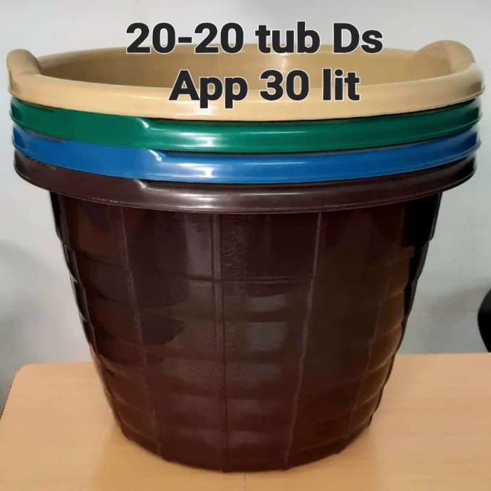 Round Plain Polished Plastic DS Tubs, Capacity : 10-20ltr