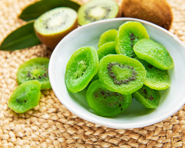 Green 250gm Dry Kiwi, for Human Consumption, Taste : Sweet