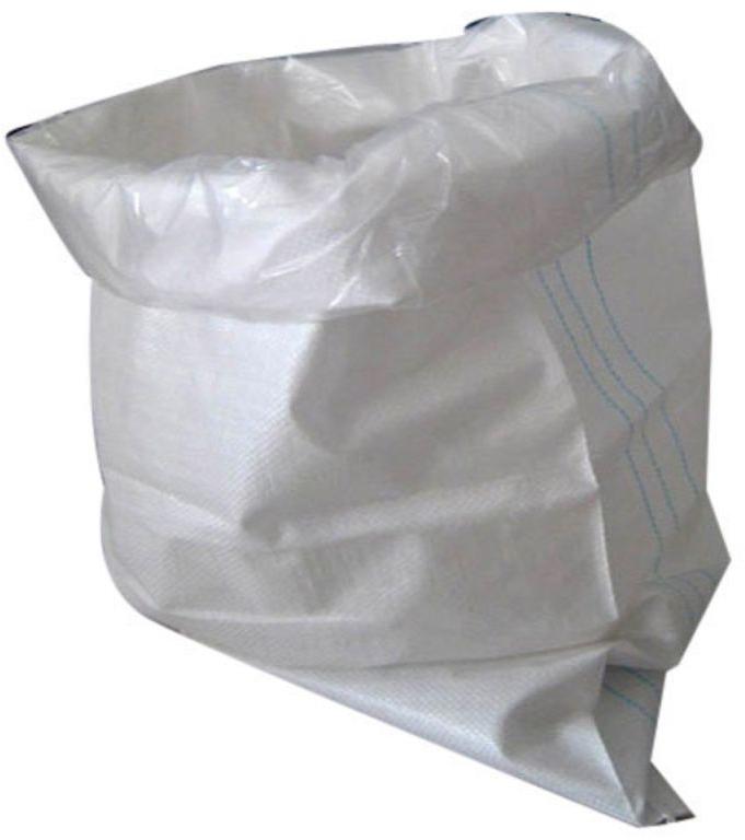 White Plain Polypropylene Woven Sacks, for Industrial, Agricultural, Sack Capacity : 25kg, 50kg