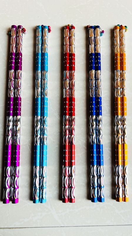 Wooden Dandiya sticks, Color : Multicolor