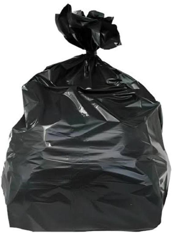 Black Plain PVC biodegradable garbage bags, Size : Customised, Technics ...