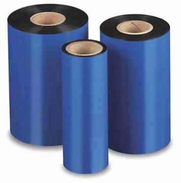 Blue 85mmx300mtrs Wax Resin Barcode Ribbon, for Industrial Use, Packaging Type : Roll