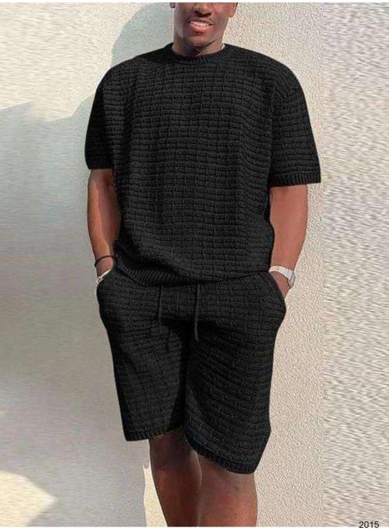 Black Mens Co-Ord Set, Size : Small to XXL