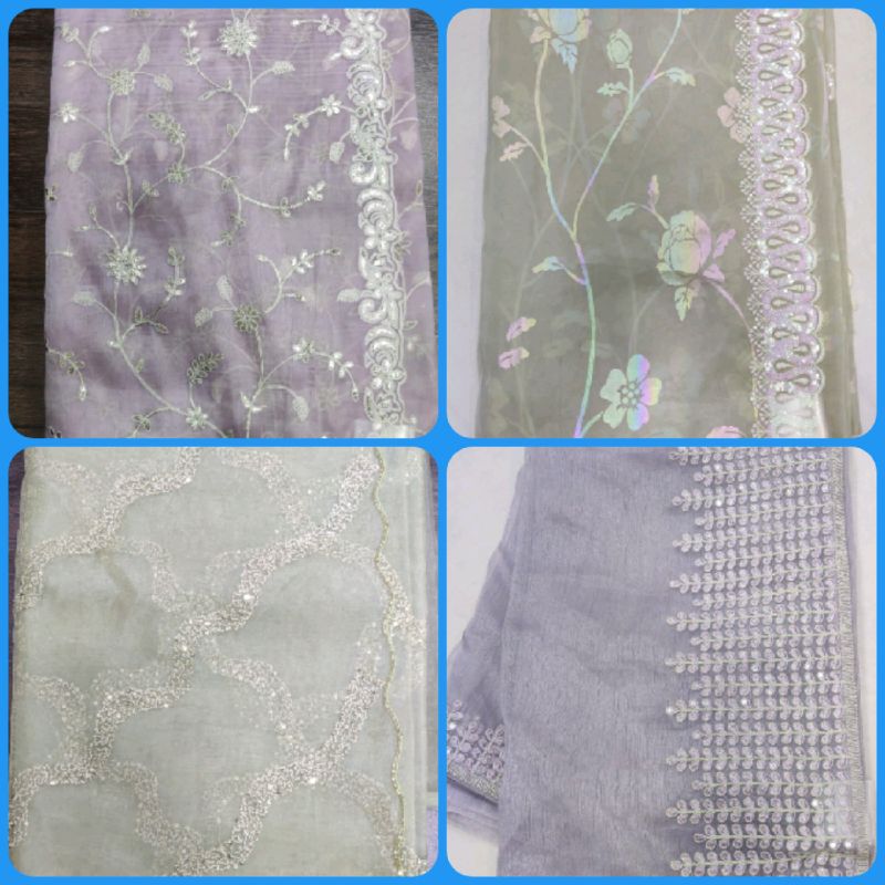 Organza Net Designer Sarees, Speciality : Shrink-resistant