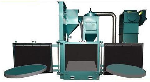 Automatic Swing Table Type Shot Blasting Machine, For Industrial