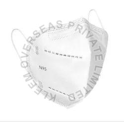 White Non Woven N95 Face Mask, for Hospitals, Clinics, Feature : Hygenic, Confortable