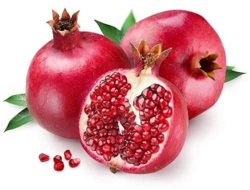 Dark Pink Organic fresh pomegranate, for Human Consumption, Packaging Type : Paper Box