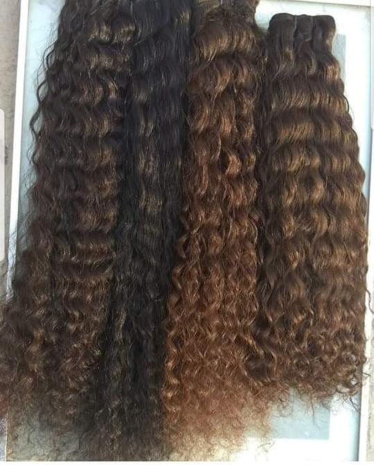 Black Coloured Remy Hair, for Parlour, Personal, Style : Curly, Straight, Wavy