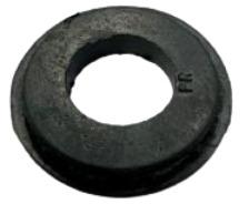 Black 19mm Rubber Water Deflectors, for Industrial Use, Shape : Round