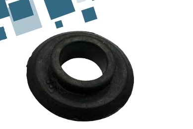 Black Round 1HP Rubber Water Deflectors
