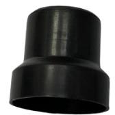 40mm Black Plastic Capacitor Cap
