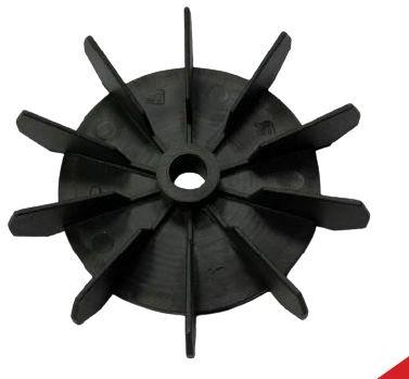 Round Black Plastic Fisher Cooling Fan, for Motor Fittings, Feature : High Quality