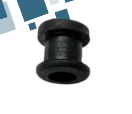 Black Round Shell Rubber Grommets, for Industrial Use