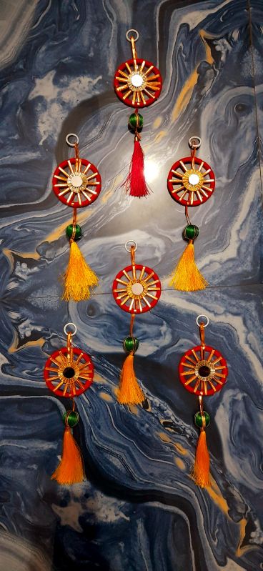 Multi Color Fabric Chakri Wall Hangings, for Decoration, Size : Standard