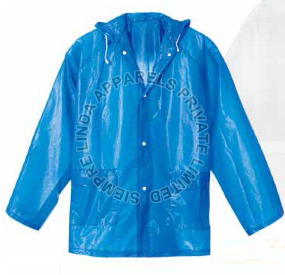 Full Sleeve Blue EVA Raincoat, Gender : Unisex