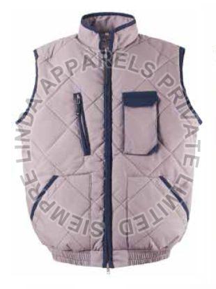 Grey Polyester Body Warmer Vest, Packaging Type : Packet
