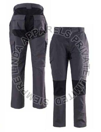 Polyester Ladies Grey Industrial Pant, Feature : Impeccable Finish, Easily Washable, Comfortable, Anti-Wrinkle