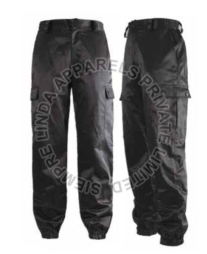 Plain Mens Black Security Pant, Speciality : Anti-Wrinkle, Comfortable, Easily Washable, Impeccable Finish