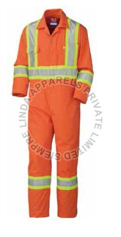 Mens Cotton Orange Worker Suit, Occasion : Constructional Wear, Industrial Wear