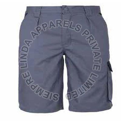 Mens Grey Working Short Pant, Feature : Comfortable, Easily Washable, Impeccable Finish