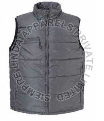 Nylon PU Coated Bodywarmer Vest, for Construction, Traffic Control, Auto Racing, Sea Patrolling, Gender : Male
