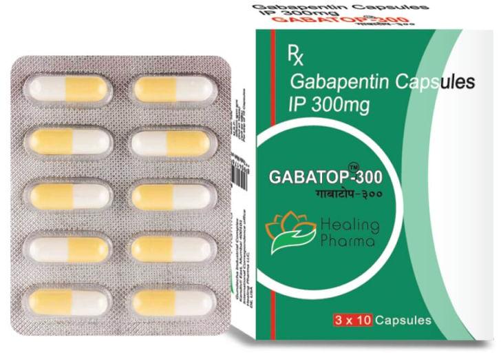 Capsules Gabapentin 300mg Tablets (Gabatop), for Epilepsy, Packaging Size : 10*10