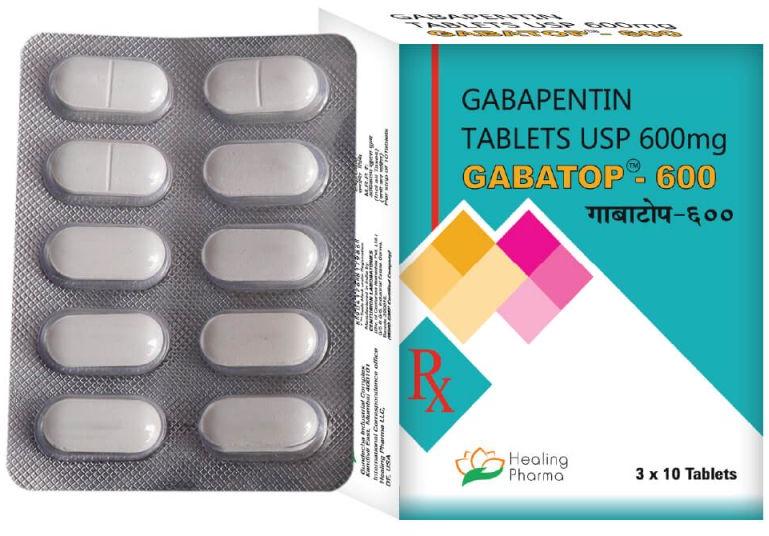 Gabapentin 600mg Tablets (Gabatop)