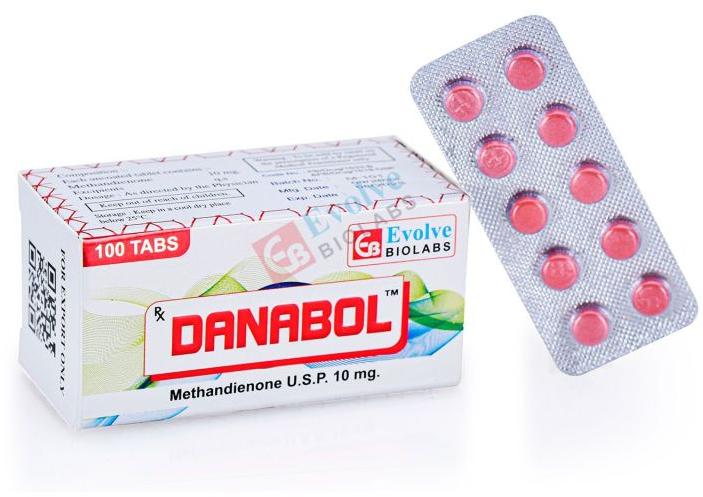 Tablets Methandienone 10mg (Danabol), for Clinical, Packaging Type : Strips