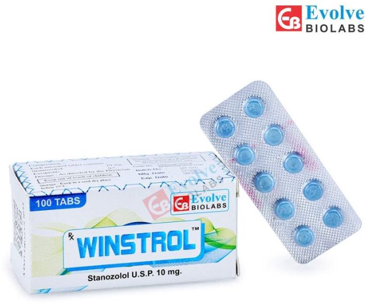 Tablet Stanozolol 10mg (Winstrol), for Body Building, Packaging Size : 10*10 Box