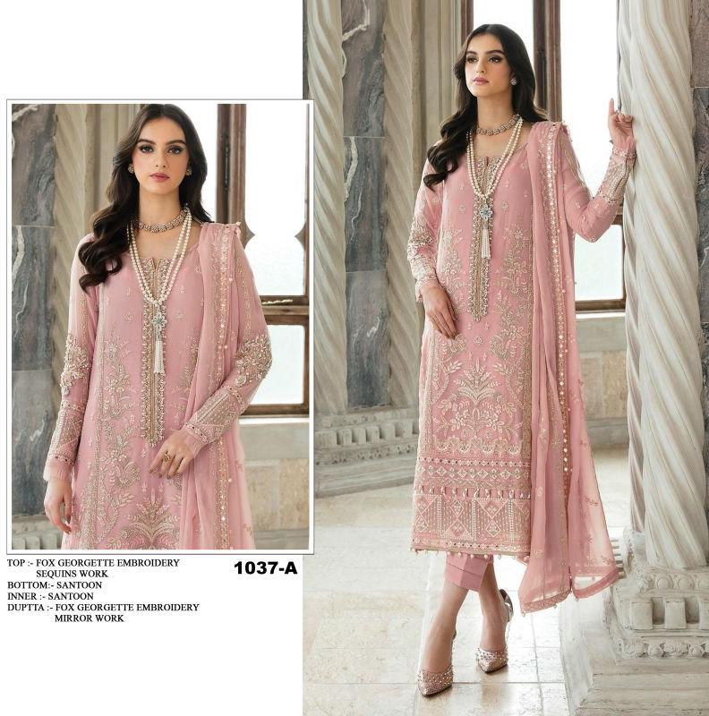 Pink Colour Pakistani Salwar Kameez