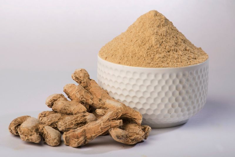 Brown Dry Ginger Powder, for Cooking, Packaging Size : As